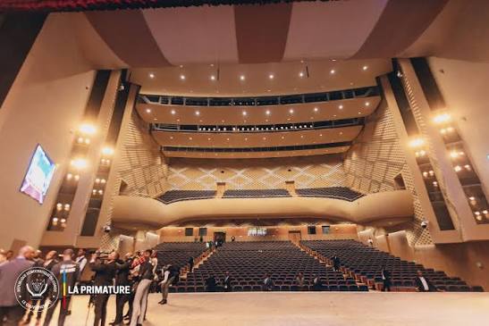 The main auditorium in Kinshasa where DRCTOURISM Social Club family cultural performances are staged.