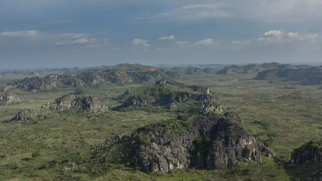Tours calcaires du massif de Lovo au Kongo Central