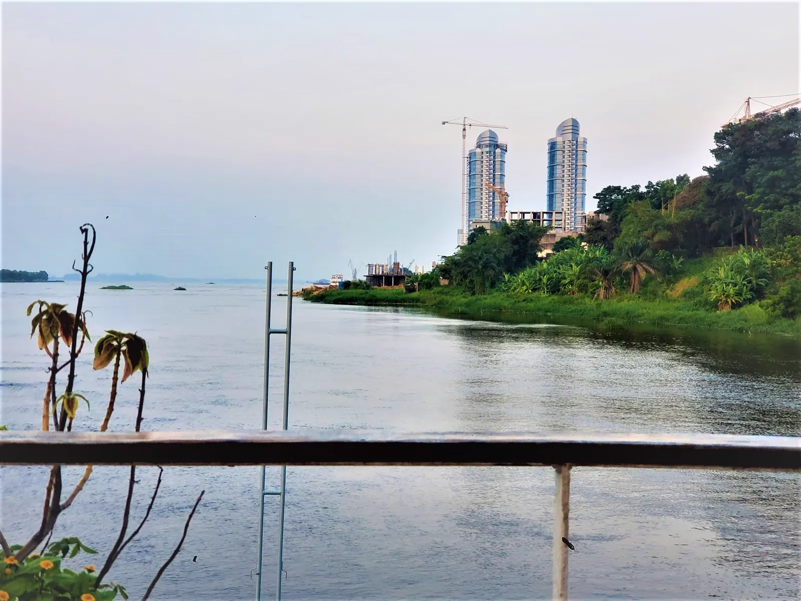 The Congo River seen from Kinshasa in the Democratic Republic of the Congo