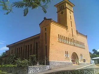 Boma Cathedral in Boma commune, Kongo Central — the historic first capital of the Democratic Republic of Congo