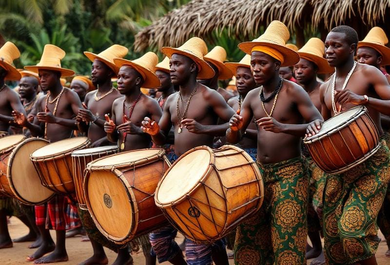 Eastern DRC Traditional Drumming
