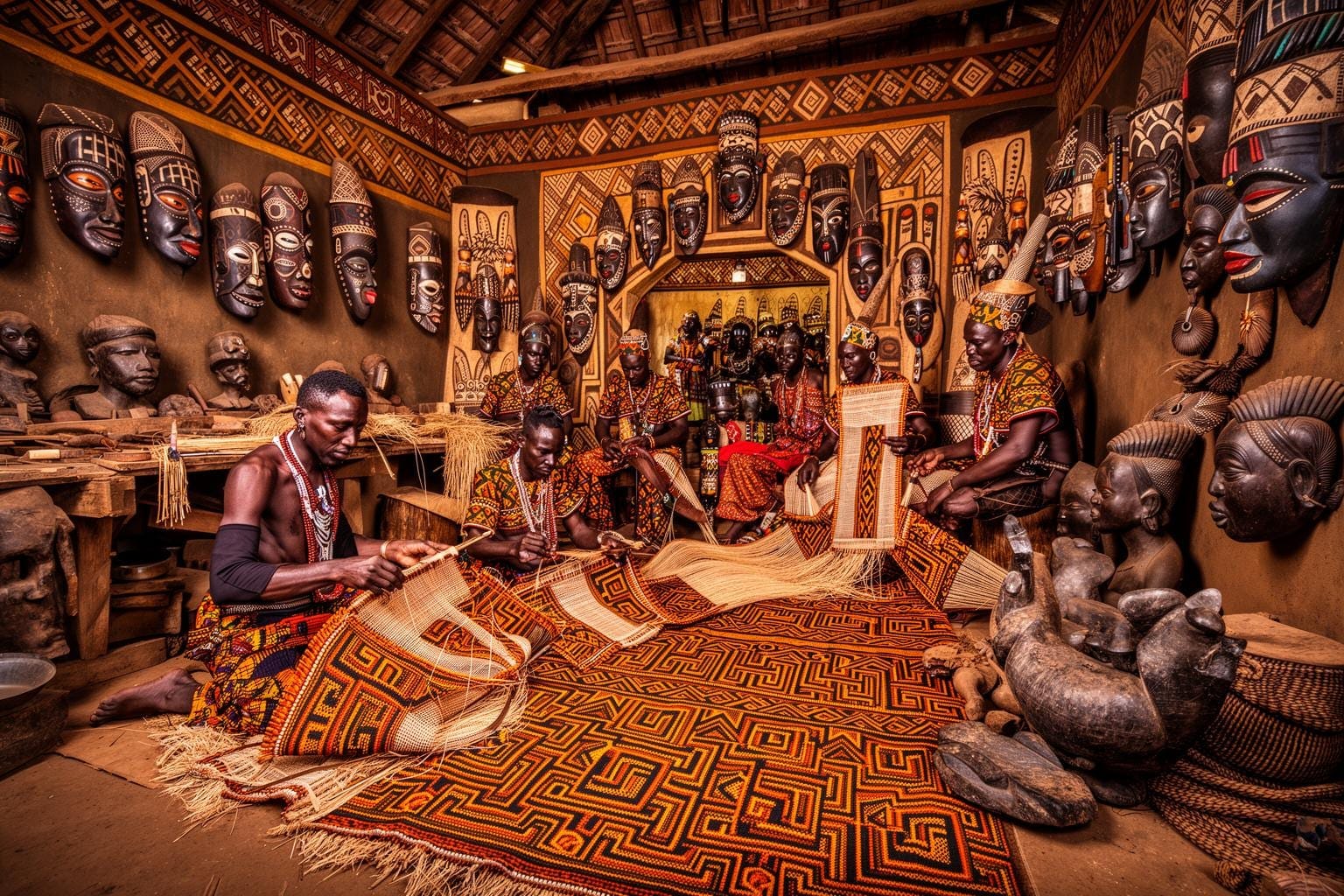 Kuba Kingdom Heritage & Traditional Artisan Immersion — Cultural & Artisan Experience in the Democratic Republic of Congo