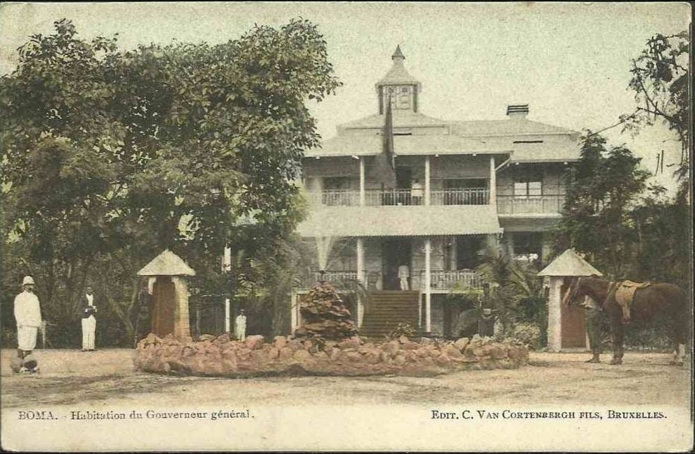 House of the first Governor of Zaire in Boma, Central Kongo, Democratic Republic of Congo