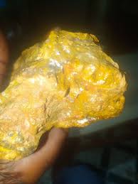 Gold-bearing ore from Congo