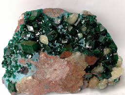 Dioptase crystals from Congo