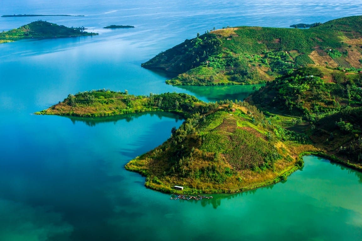 Kavala Island on Lake Kivu