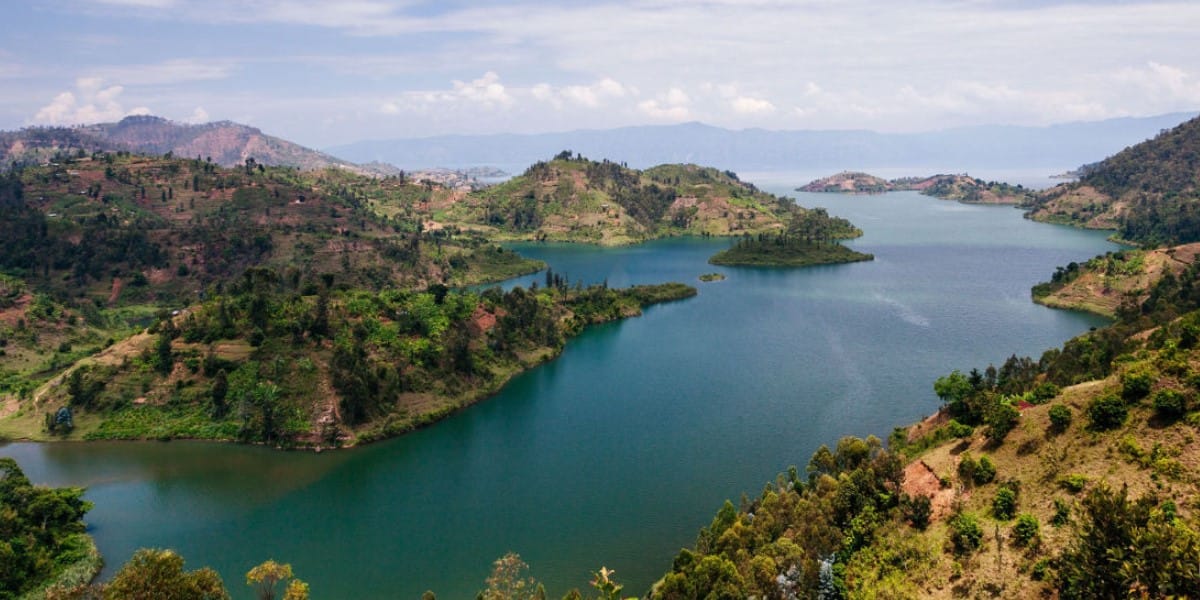 Mbiye Island on Lake Kivu