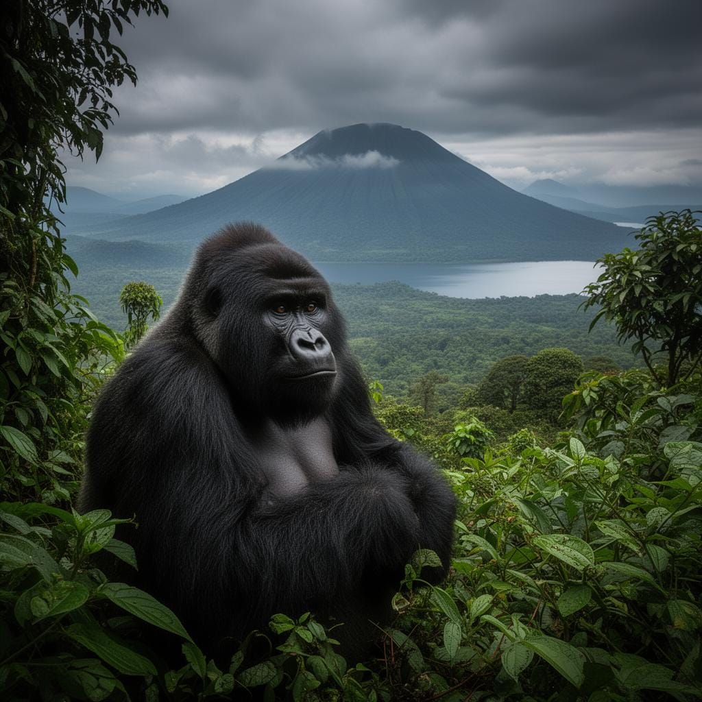 Eastern DRC Great Lakes & Wildlife — Wildlife & Adventure Premium in the Democratic Republic of Congo