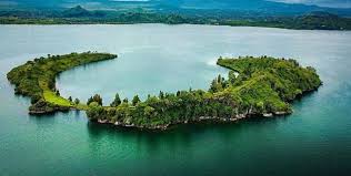 Tchegera Island volcanic paradise on Lake Kivu