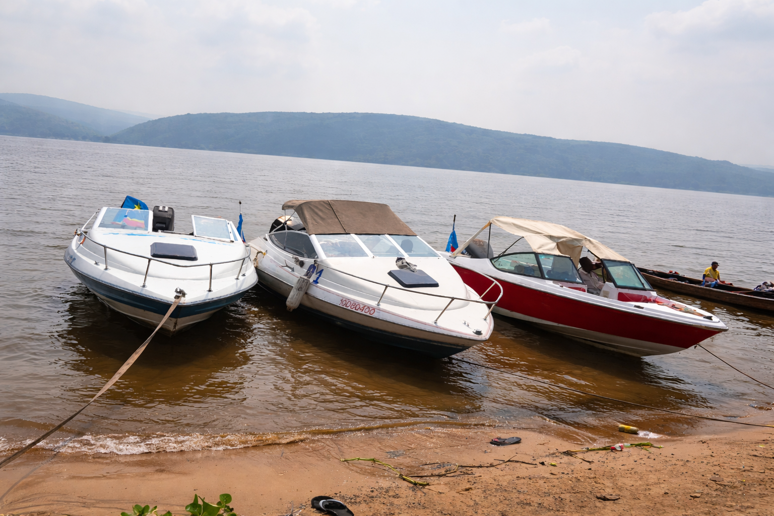 Congo River Cruiser – Le Vicomte Fleet at Nautique Club Kinshasa